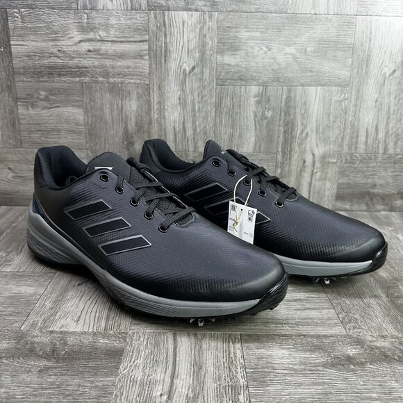 Adidas ZG23 Men's size 14 Black Golf Cleats GW1178 - Picture 5 of 8
